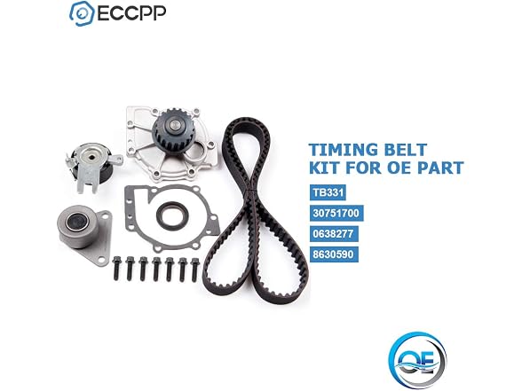 ECCPP Timing Belt Kit with Water Pump 20