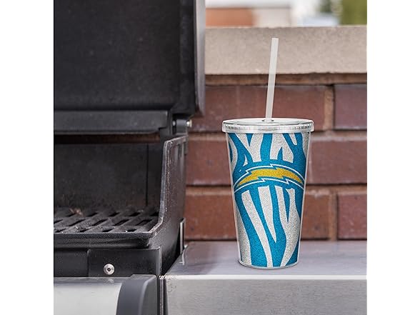 LOS ANGELES CHARGERS Glitter Tumbler