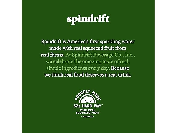 12Pk Spindrift Sparkling Water, Nojito Flavored