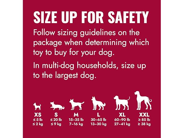 KONG Classic Stuffable Dog Toy, Natural Rubb