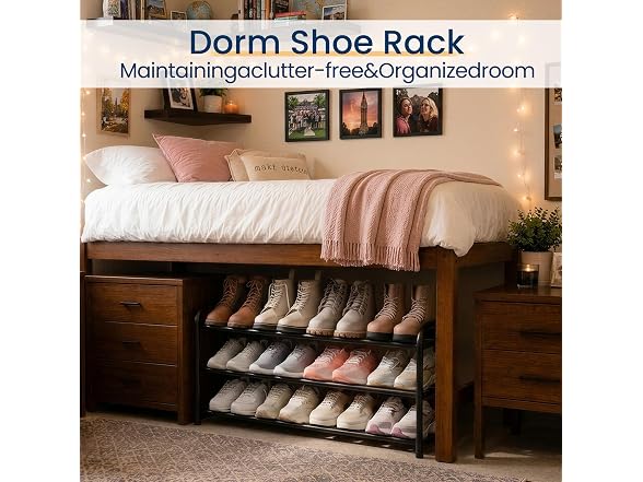 ENJOYBASICS 3 Tier Expandable Shoe Rack - Gallery 5