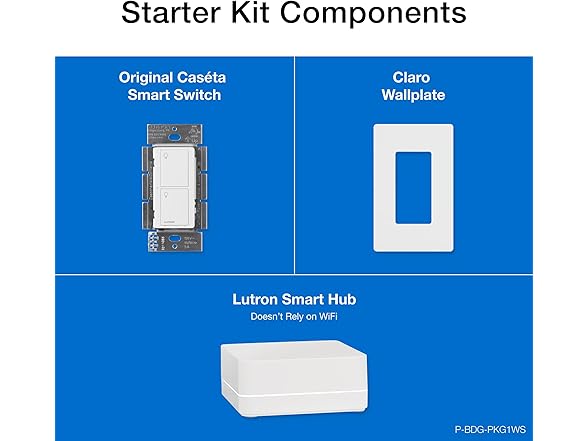 Lutron Caseta Original Smart Light Switch Kit