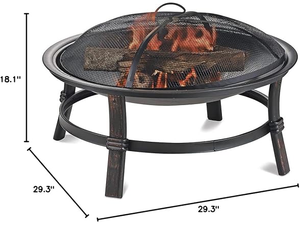 Mr. Bar-B-Q Endless Summer Brushed Copper Firebowl