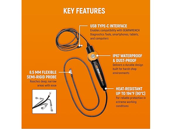GEARWRENCH Flexible Borescope