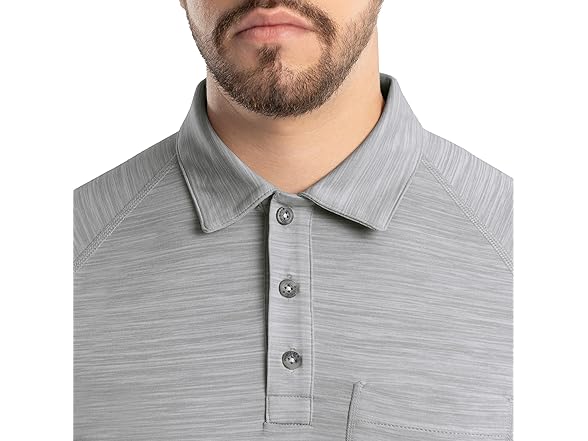 Wrangler Men Performance Workwear Short Polo Shirt