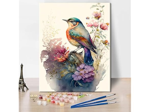 Rebotipy Bird Paint by Numbers for Adults