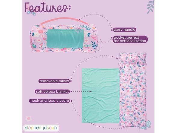 Stephen Joseph, Toddler All Over Print Nap Mat, Bee