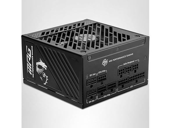 (NEW) MSI MPG A1000GS PCIE5 II, Fully Modular Gaming 1000W Power Supply