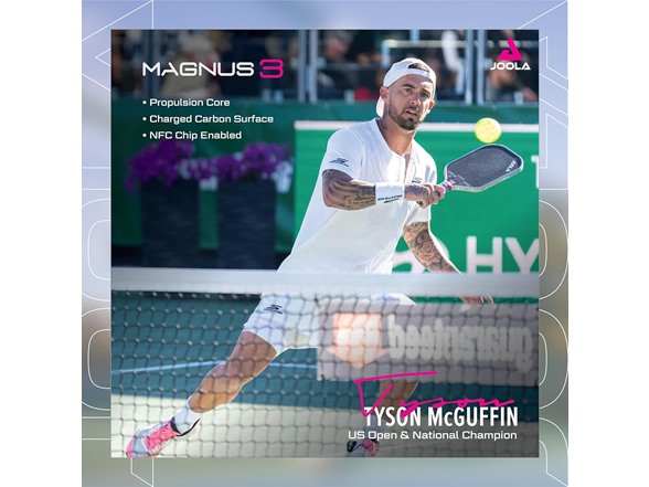 JOOLA Tyson McGuffin Magnus 3 14mm Pickleball Paddle