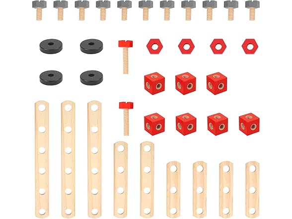 WORKPRO Wooden Workbench Kit Kids Tool Bench