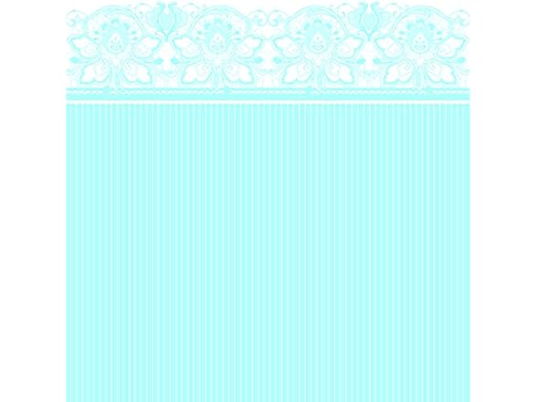 Bluesky Trading Cocktail Napkins Light Blue Lace