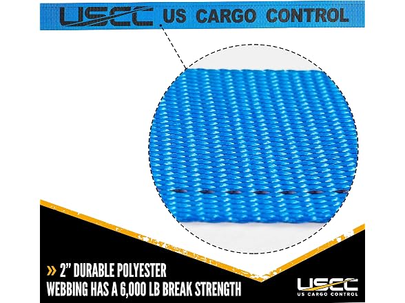 Us Cargo Control 2 x 20' Blue E-Track