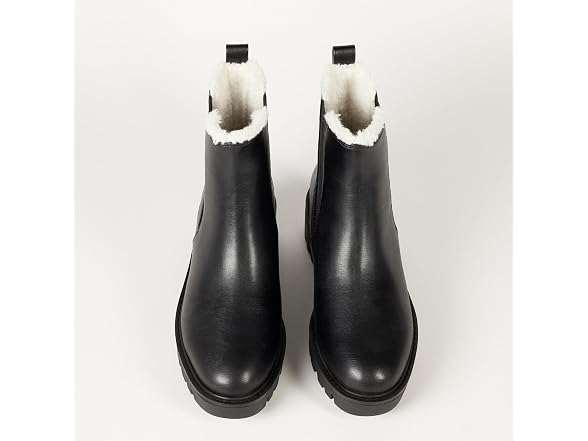 The Drop Women's Campbell Sherpa Chelsea Boot