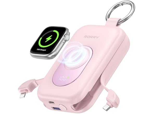 RORRY 10000mAh Power Bank w/ Wall Plug 22.5W