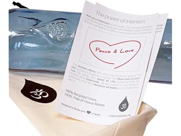 Sacred Essence Om Water Gratitude Bottle