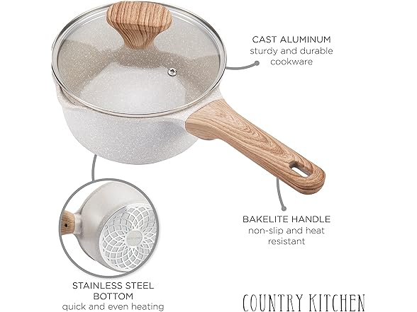 6 Pc Nonstick Cookware Set
