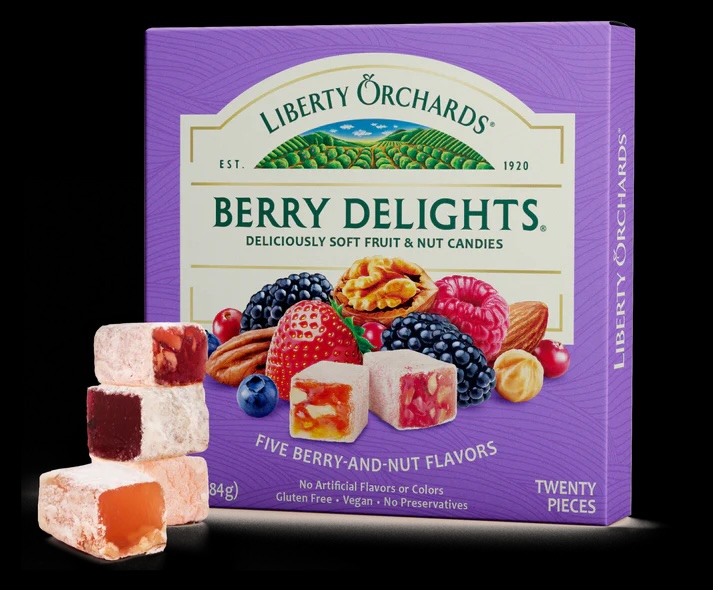 (5 Pack) Liberty Orchard Soft Fruit & Nut Candies Gift Set - Gallery 34