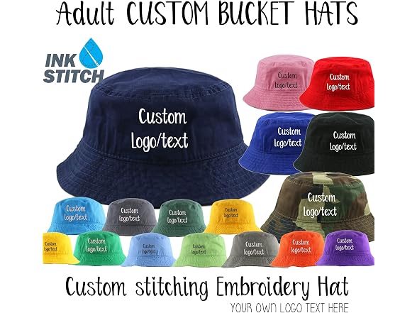 INK Stitch Unisex (Small-Medium) Adult Custom Hats
