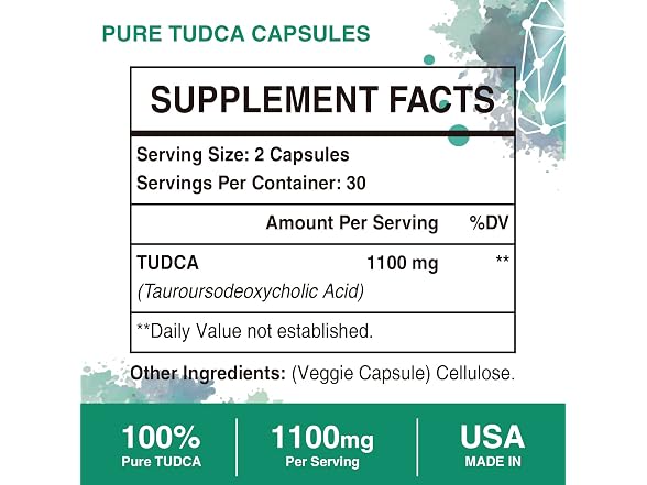 Sambugra TUDCA Liver Supplements 1100mg