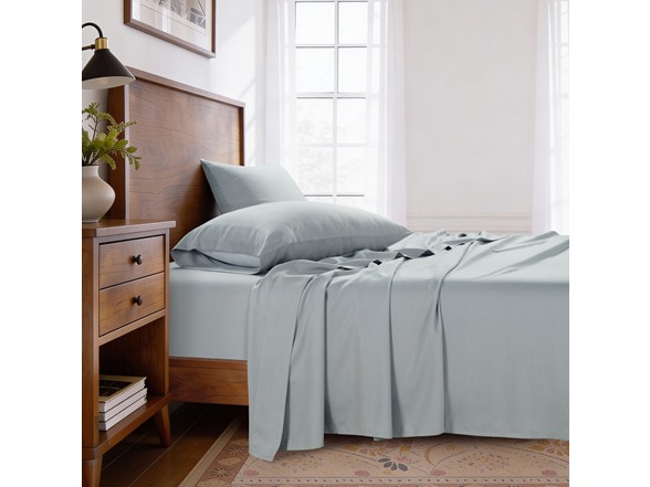 Kathy Ireland Lyocell & Linen Cotton 4PC Sheet Set
