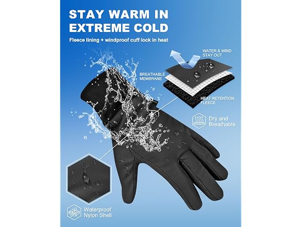 OnWander Winter Warm Gloves XL