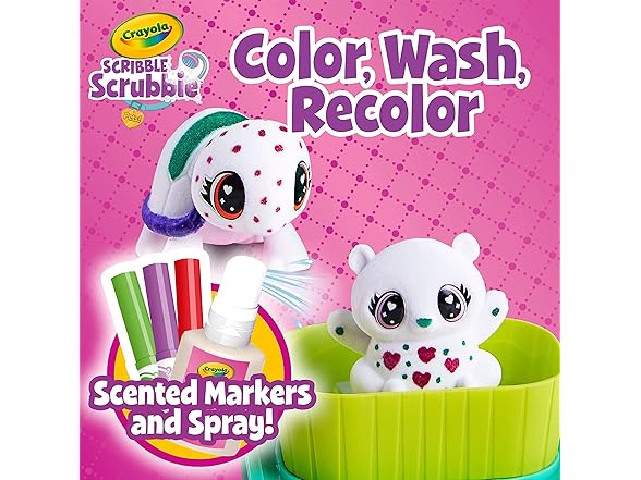 Crayola Scribble Scrubbie Pets Scented Spa