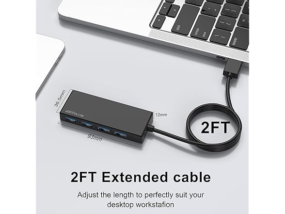 ANYPLUS Multiport USB Splitter Adapter Hub