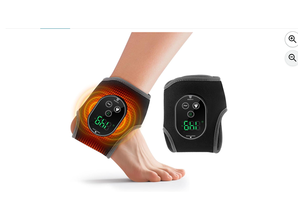 CREBELISOYA Ankle Massager W/ 4 Heat Levels