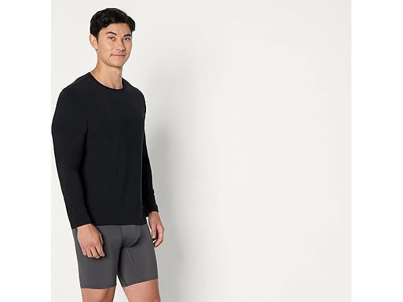 Amazon Essentials Mens LS Modal Undershirt 2Pk (M)