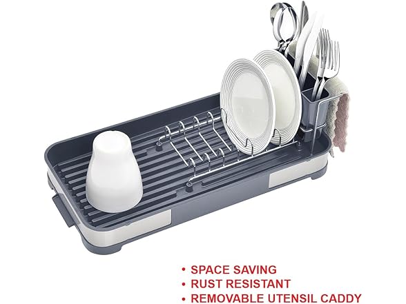 Glad Stainless Steel Dish Drying Rack 