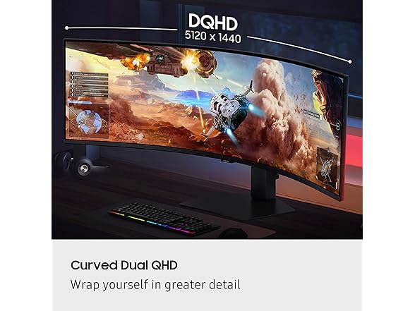 Samsung 49" DQHD Curved Monitor | LS49FG910ENXZA