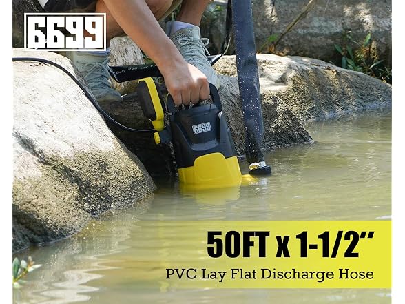 6699 Discharge Hose 1-1/2" 50ft Pump
