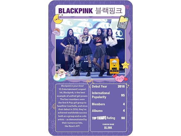 Top Trumps Card Game K Pop
