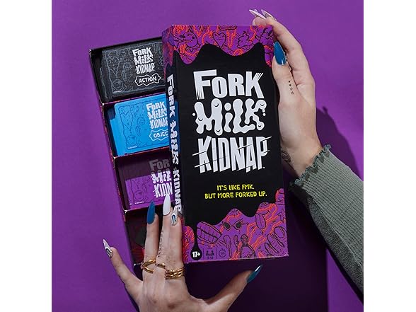 Hasbro Gaming Fork Milk Kidnap Game for Adults