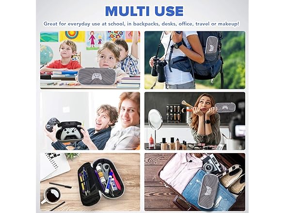 L LIFETIME Pencil Case Organizer Zipper Pouch