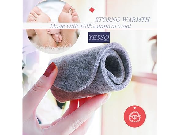 Wool Felt Warm Shoe Insoles