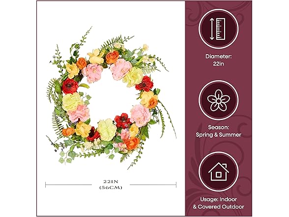 National Tree Company Spring & Summer Wreath