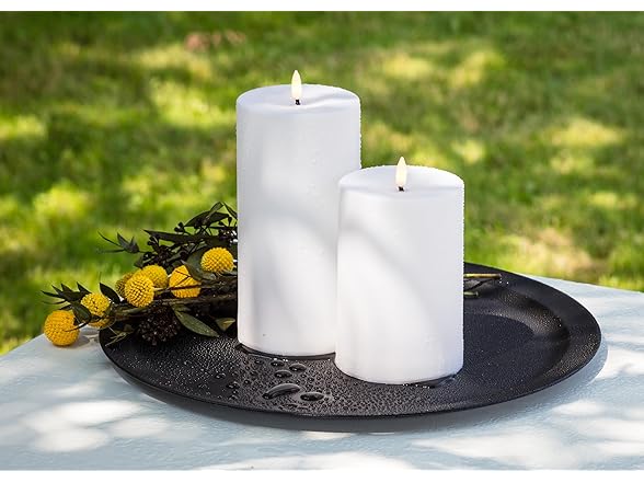 Abbott Collection Rainlite LED Candle 6"