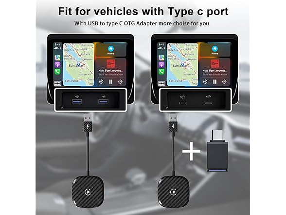 Anithen Wireless CarPlay Adapter