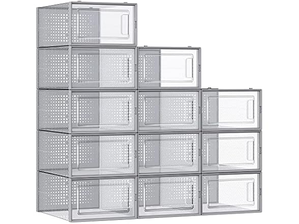 SONGMICS Shoe Boxes