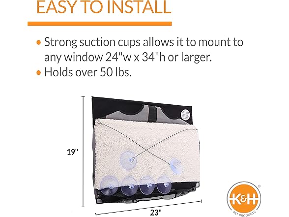 K&H Pet Products EZ Mount Cat Window