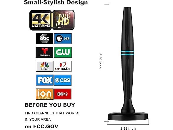 Lyrwihn Indoor TV Antenna