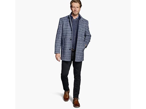 Johnston & Murphy Wool Car Coat