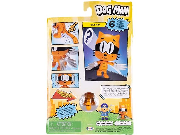 Dog Man 5" Scale Cat Kid Action Figure with Claw Accessory
