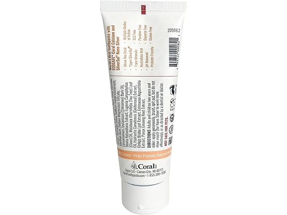 Coral White Cinnamon Tea Tree Toothpaste 4 oz