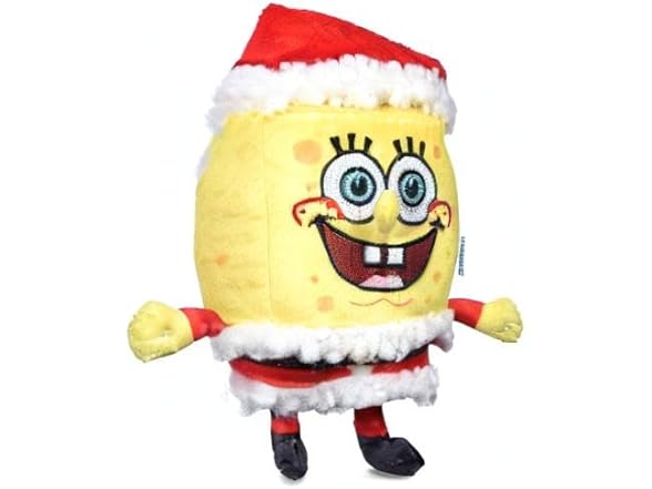 6" Holiday SpongeBob SquarePants Dog Toy