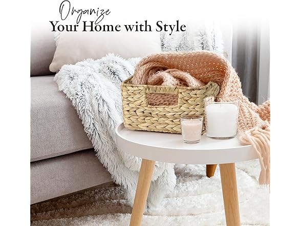 HOMESTEAD Water Hyacinth Storage Baskets