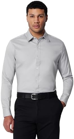 Amazon Essentials Men Long Sleeve Wrinkle Shirt - Gallery 12