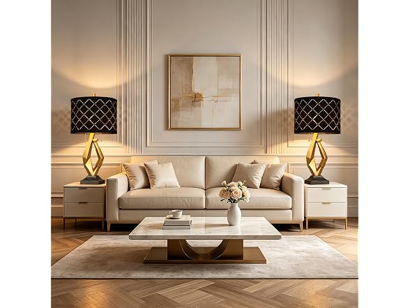 ROTTOGOON Modern Black and Gold Table