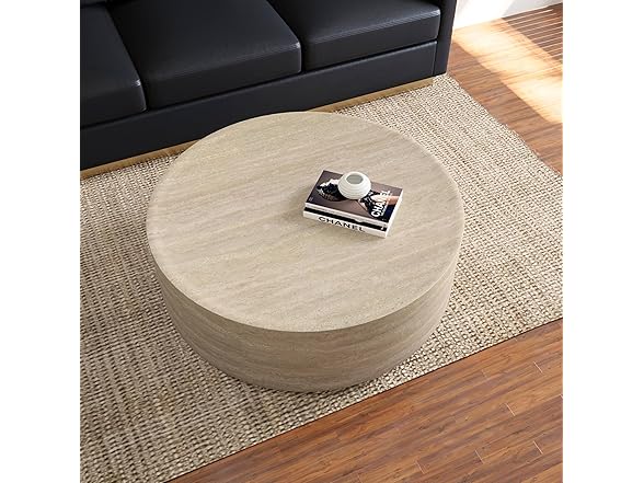 LeisureMod Sandy Coffee Table